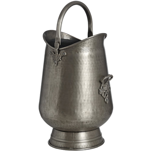 Antique Pewter Coal Bucket – image 2