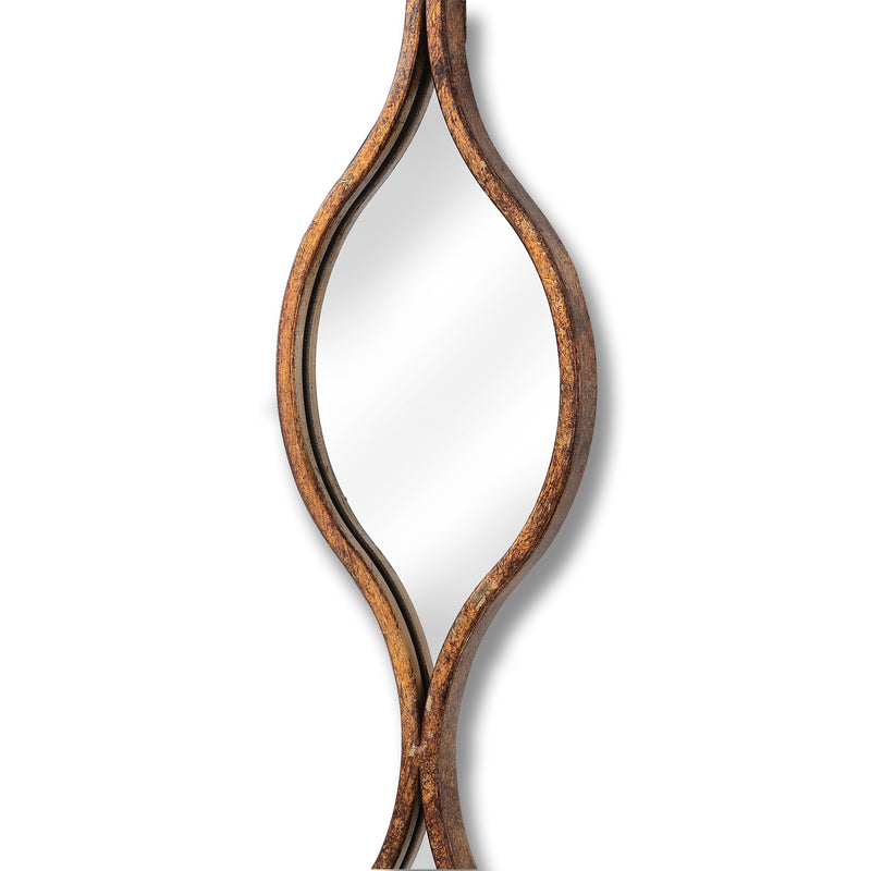 Decorative Hanging Gold Mirror – image 2