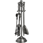Traditional Companion Set In Antique Pewter – image 2