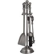 Traditional Companion Set In Antique Pewter – image 3