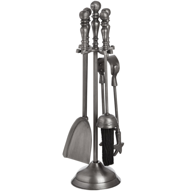 Traditional Companion Set In Antique Pewter – image 3