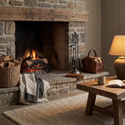 Traditional Companion Set In Antique Pewter – image 1