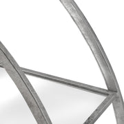 Large Circular Silver Wall Hanging Multi Shelf – image 4