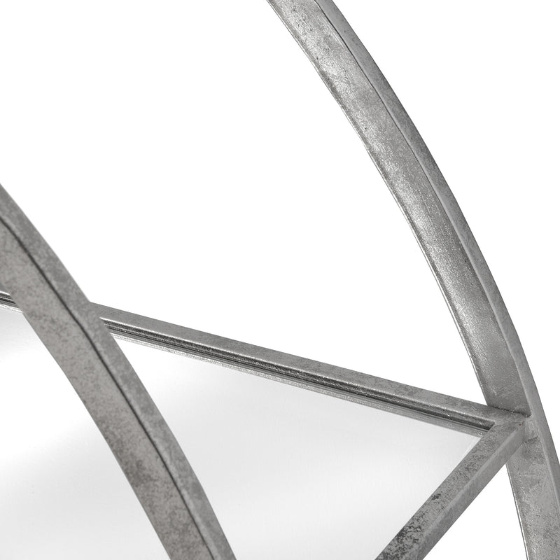 Large Circular Silver Wall Hanging Multi Shelf – image 4