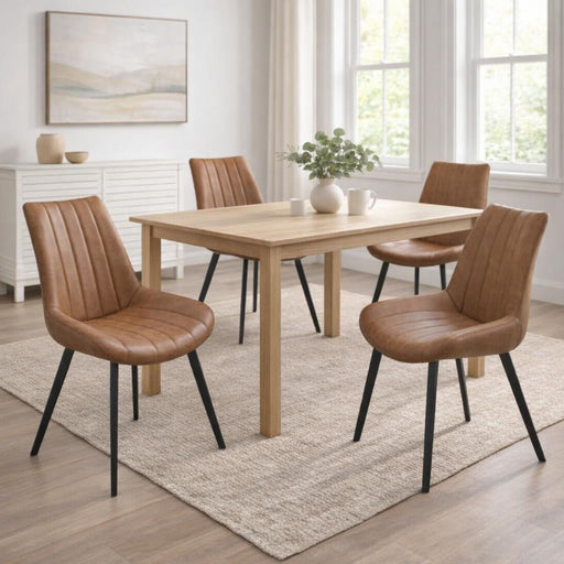 Malmo Tan Dining Chair – image 1