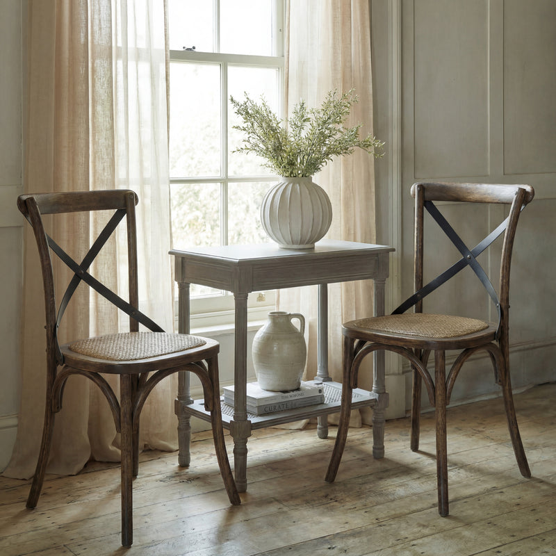 Cross Back Dining Chair – image 1