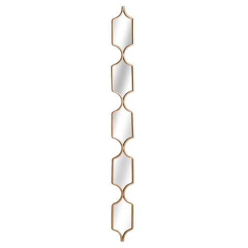 Square Decorative Hanging Collage Mirror In Gold – image 1