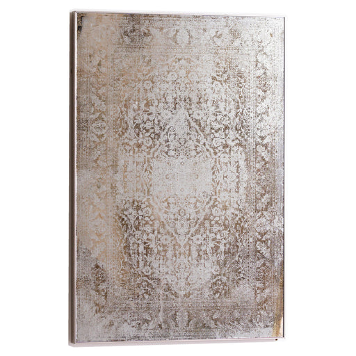 Antique Etched foxed Wall Art Mirror – image 1