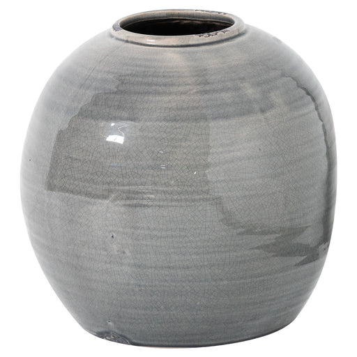 Garda Grey Glazed Tiber Vase – image 1