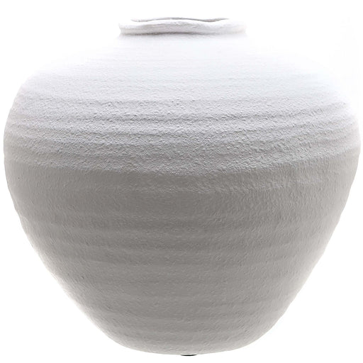 Regola Matt White Ceramic Vase – image 1
