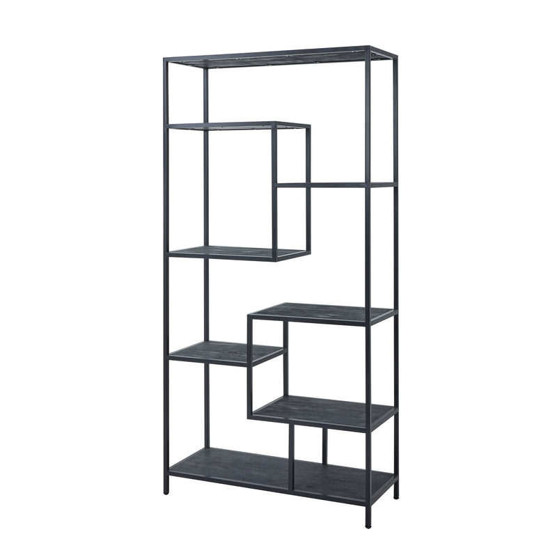 Large Black Multi Shelf Unit – image 2