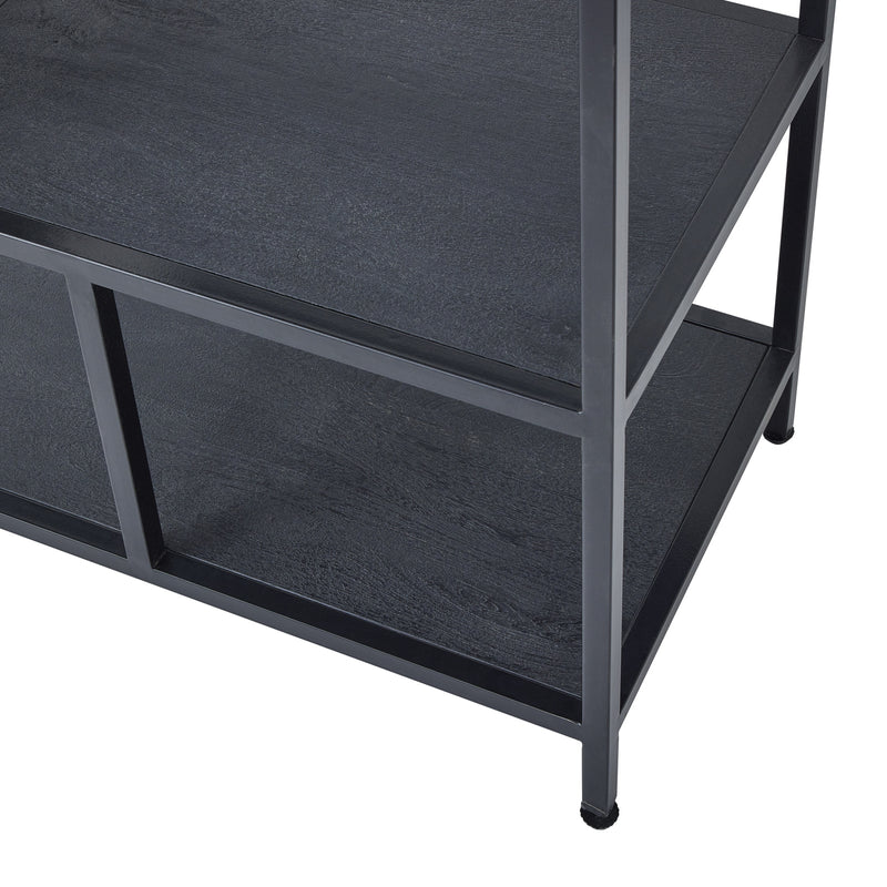 Large Black Multi Shelf Unit – image 4