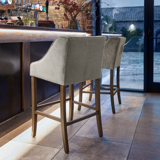 Epsom Grey Bar Stool – image 2