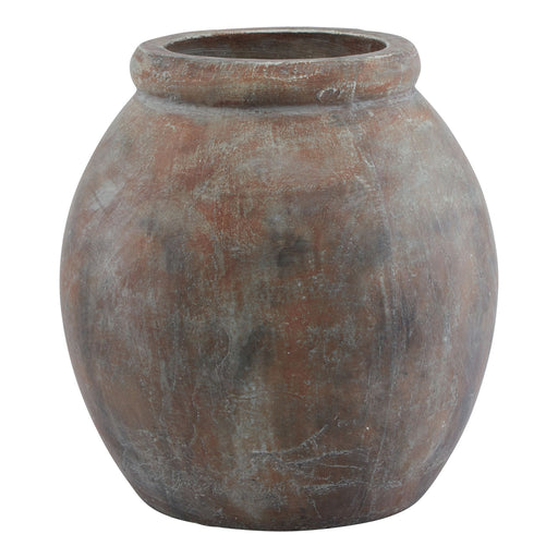 Siena Brown Jar Shaped Planter – image 1