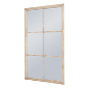 Washed Wood Large Window Mirror – image 2