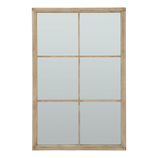 Washed Wood XL Window Mirror – image 1