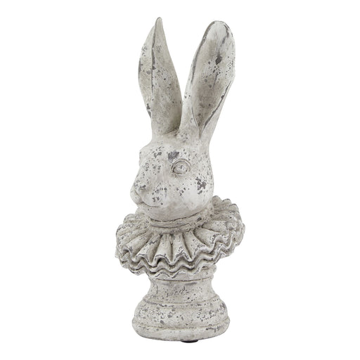 Stone Effect Ruffle Hare Ornament – image 1