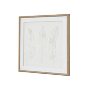 Solli White Feathers Art Mounted In Beaded Frame – image 2