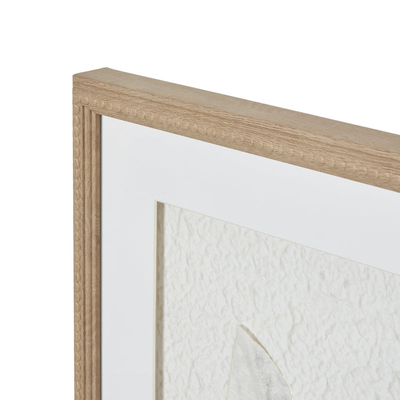 Solli White Feathers Art Mounted In Beaded Frame – image 4