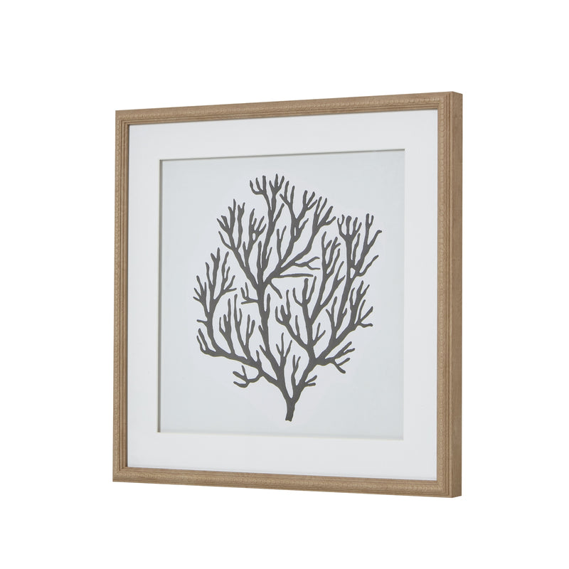 Atol Coral Art Mounted In Beaded Frame – image 2