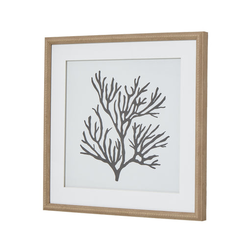 Reef Coral Art Mounted In Beaded Frame – image 2