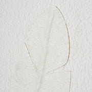 Large Quill White Feather Art Mounted In Beaded Frame – image 4