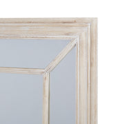 Large Washed Wood Framed Window Mirror – image 3