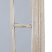 Large Washed Wood Framed Window Mirror – image 4