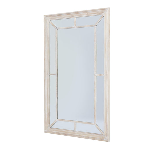 Washed Wood Framed Window Mirror – image 2