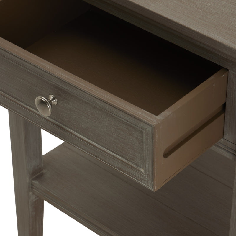 The Serene Collection One Drawer Side Table – image 4