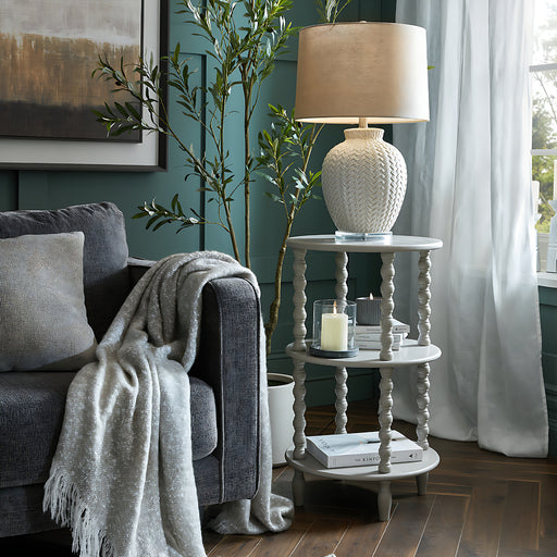 The Camden Collection Tall Round Side Table – image 1