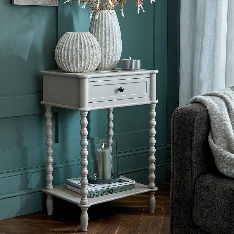 The Camden Collection One Drawer Side Table – image 1