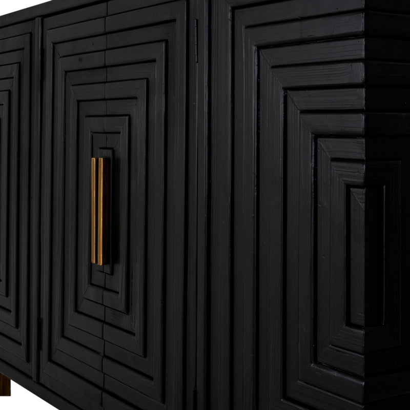 Lennox Black 2 Door Sideboard – image 4