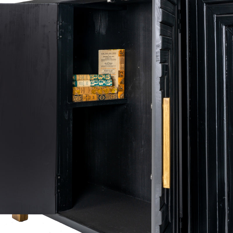 Lennox Black 2 Door Sideboard – image 5