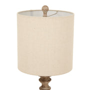 Pallido Candlestick Table Lamp With Linen Shade – image 4