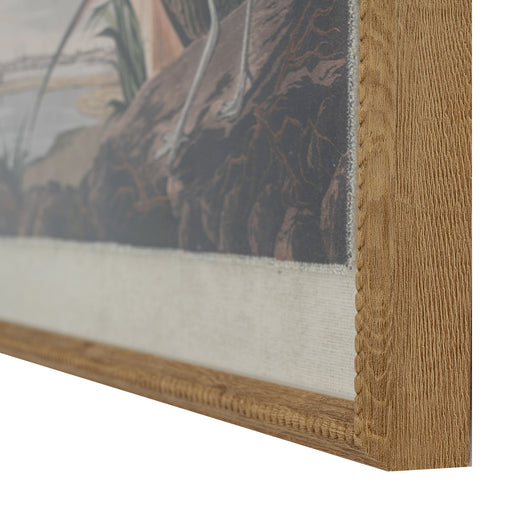 Flora & Fauna Collection Curlews On Linen In Beaded Frame – image 2