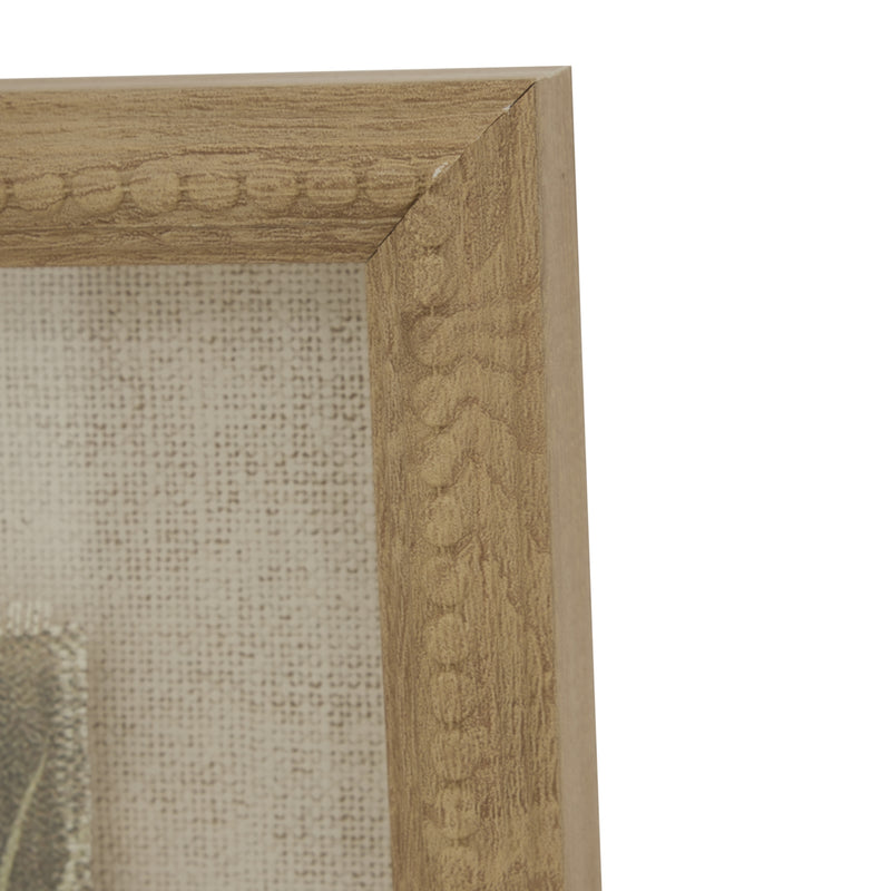 Flora & Fauna Collection Avocet On Linen In Beaded Frame – image 3