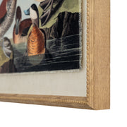 Flora & Fauna Collection Ducks On Linen In Beaded Frame – image 2