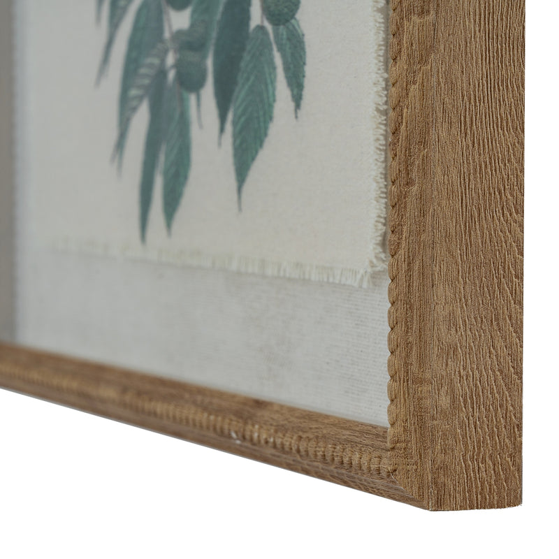 Flora & Fauna Collection Warblers On Linen In Beaded Frame – image 2