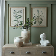 Flora & Fauna Collection Borage On Linen In Beaded Frame – image 4
