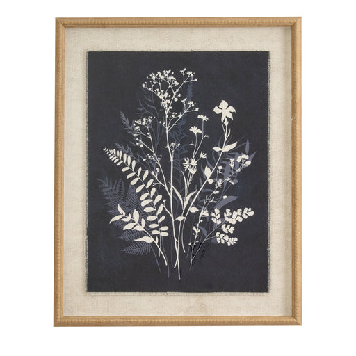 Flora & Fauna Collection Grove On Linen In Beaded Frame – image 1