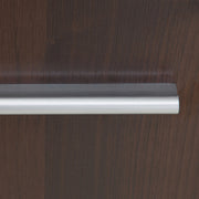 Imperial Tall 1 Door 2 Drawer Narrow Cabinet in Dark Mahogany Melamine – image 5