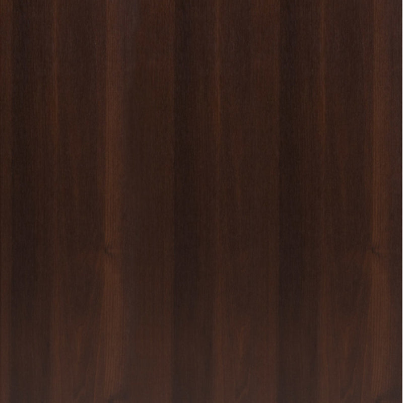 Imperial 2 Door 3 Drawer Glazed Display Cabinet in Dark Mahogany Melamine – image 6