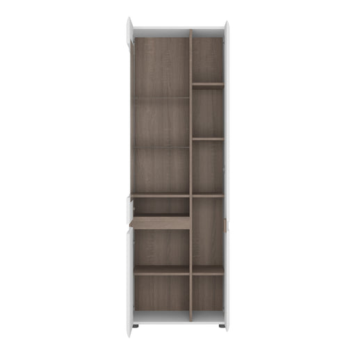 Chelsea Living Tall Glazed Narrow Display Unit (LHD) with a Trim – Right-Hand – image 2