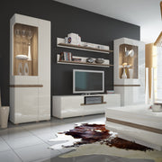Chelsea Living Tall Glazed Narrow Display Unit (LHD) with a Trim – Right-Hand – image 4