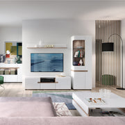Chelsea Living Tall Glazed Narrow Display Unit (LHD) with a Trim – Right-Hand – image 6