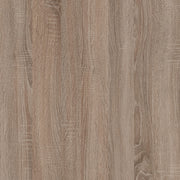 Chelsea Living Small Designer Coffee Table in White with a Truffle Oak Trim – image 8