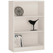 4 You Medium Wide Bookcase In Pearl White – image 1