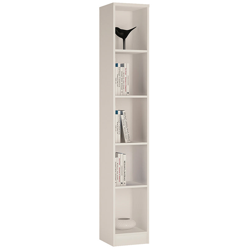 4 You Tall Narrow Bookcase in Pearl White – image 1