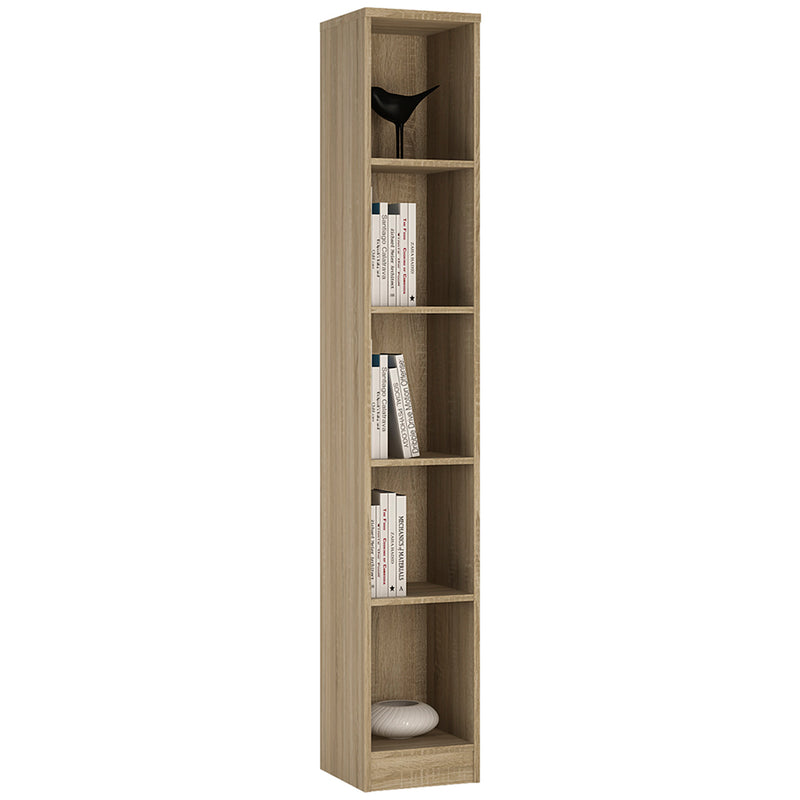 4 You Tall Narrow Bookcase in Sonama Oak – image 1